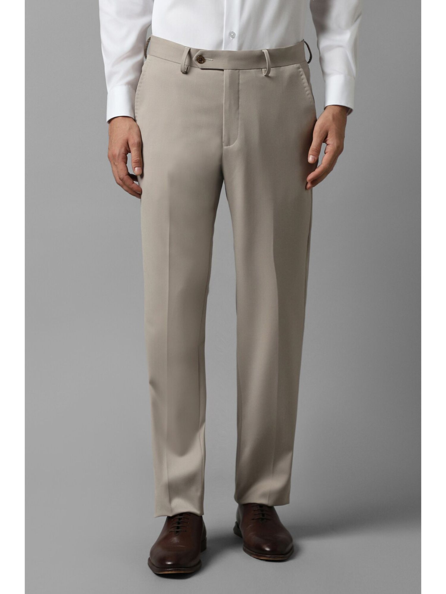 Buy Louis Philippe Ath.Work Men Black Comfort Slim Fit Checked Formal  Trousers - Trousers for Men 9322227 | Myntra